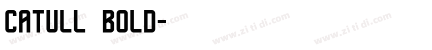catull bold字体转换